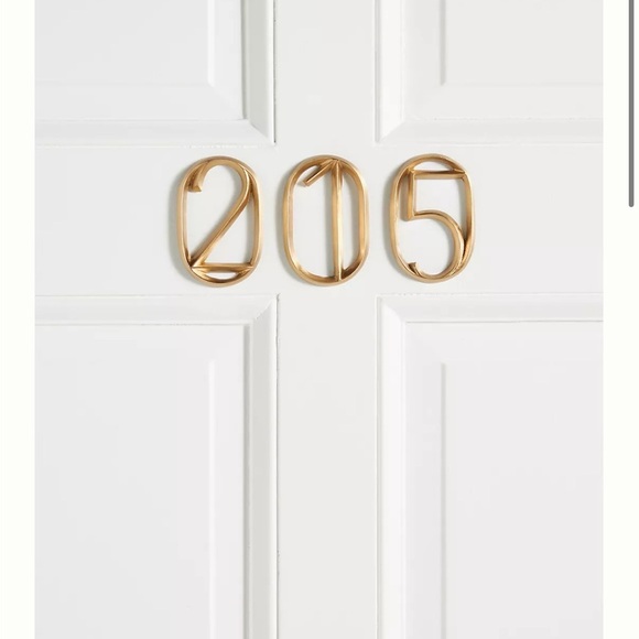Anthropologie Jade House Numbers 0 or 8 NIB - Picture 2 of 13